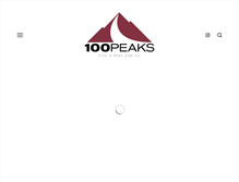 Tablet Screenshot of 100peaks.com